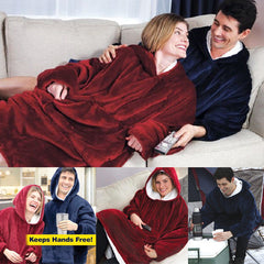 Oversized Comfy Blanket Hoodie - Ofcours For Women