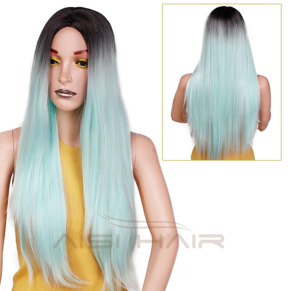 The Wig Long With Different Colors and a New Look - Ofcours For Women