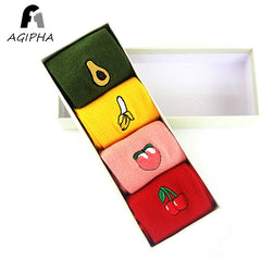 Women Fruit Socks Casual - Ofcours For Women