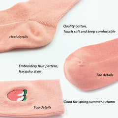 Women Fruit Socks Casual - Ofcours For Women