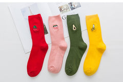 Women Fruit Socks Casual - Ofcours For Women